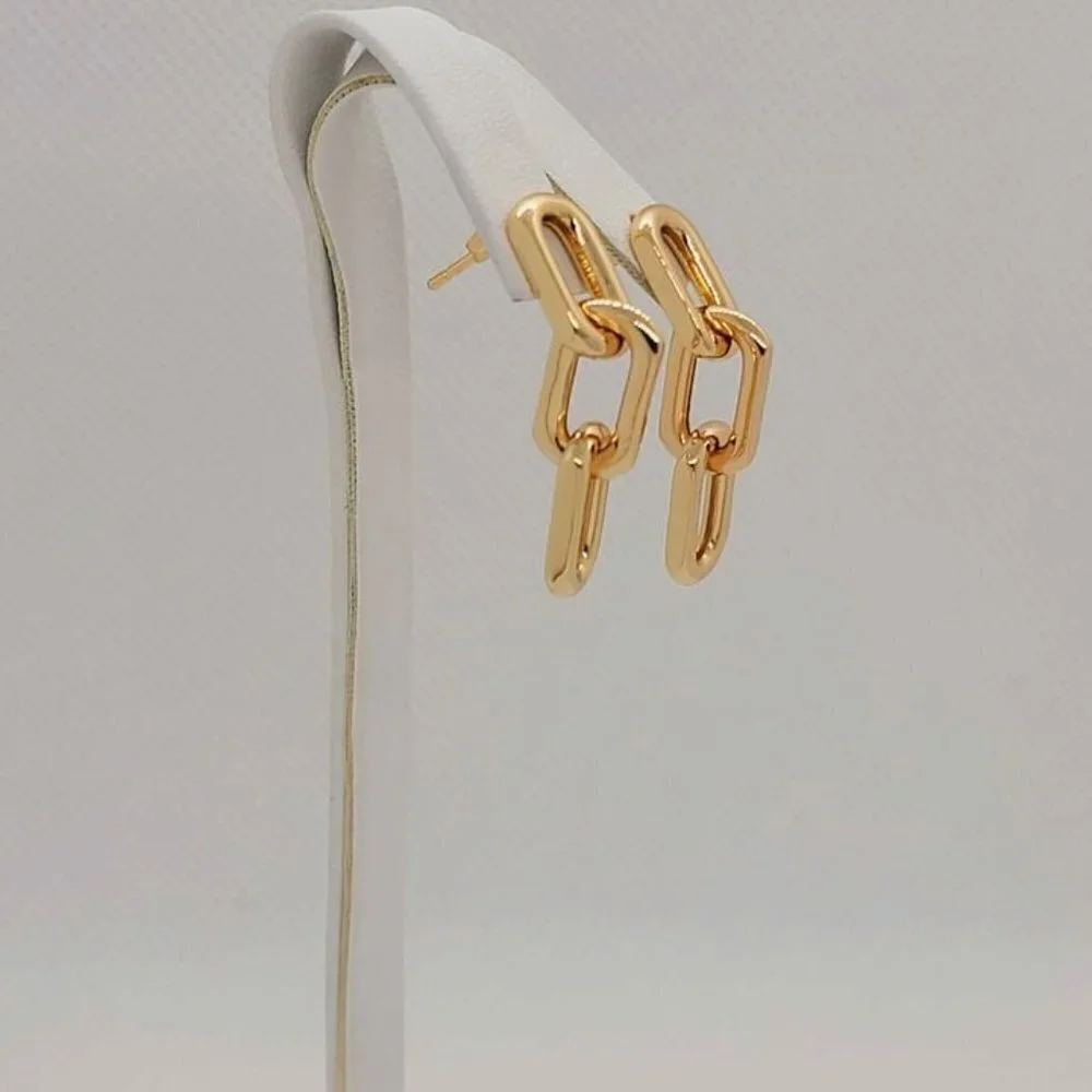 Brazilian 18k Gold Filled Earrings